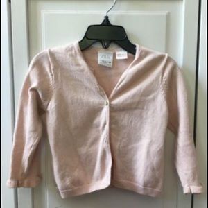 Baby pink cardigan